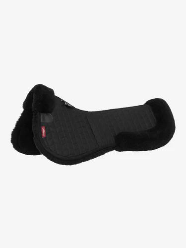 Lemieux sadelpad (half pad)  med merino uld - brun, hvid el. sort str. L